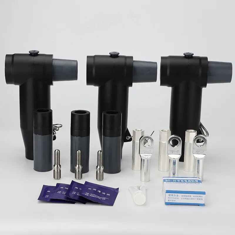 High Voltage 15KV/630A European Rear Connector Silicone Insulator With 10 Rated details
