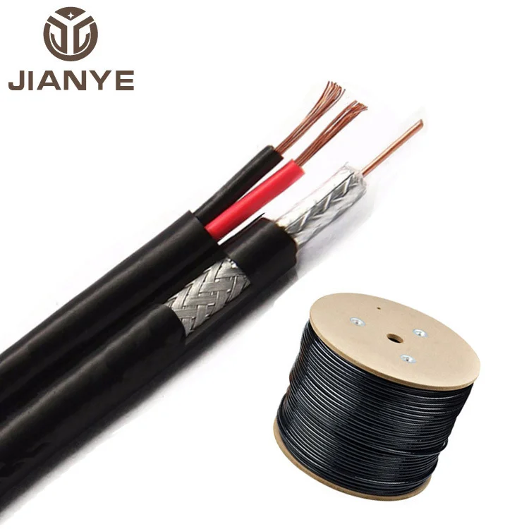 305m Rg59 Power Cctv Camera Siamese Coaxial Communication Cable Manufacture Price Rg59 Coaxial 1691