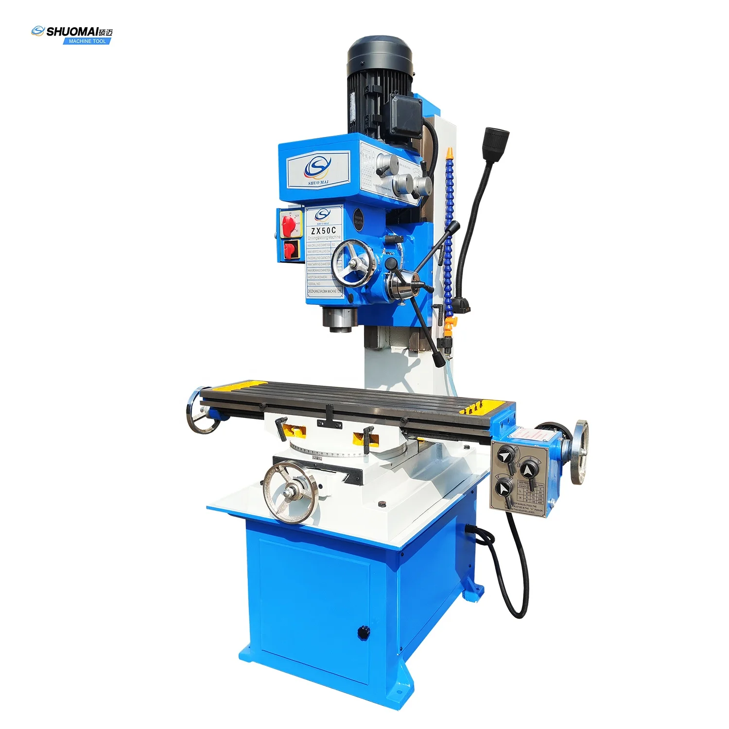 ZX50C Small Vertical Drilling and Milling Machine for Metal
