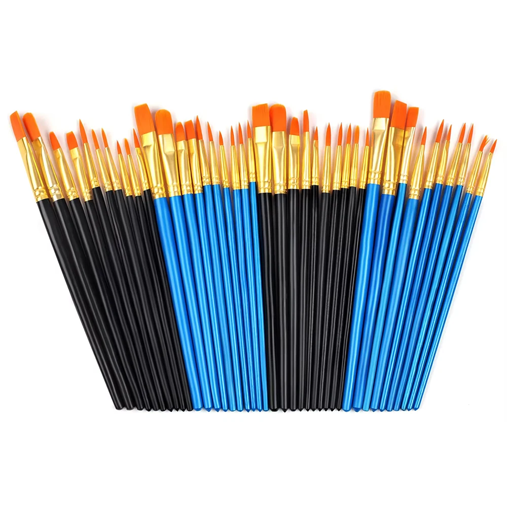 Cobee Brush Set With Nylon Hair, 30pcs Artist Detail Paint Brushes, Pointed Tip Brushes For Acrylic Paint, Synthetic Nylon Hair Artists Paint Brush Set For Watercolor Oil Gouache Drawing - View #3