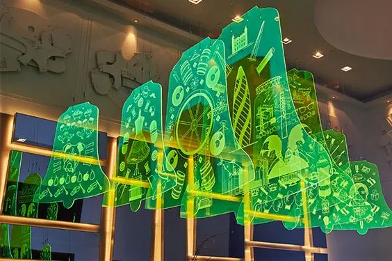 Fluorescent acrylic sheets