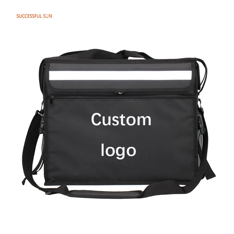 product bsci factory wholesale heavy duty thermal cooler bag custom waterproof food delivery shoulder bag with top handle-4