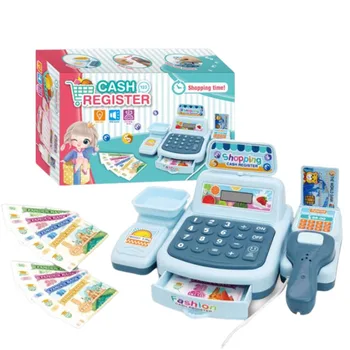 Electronic Educational other Pretend Play Preschool Shopping Supermarket Toy Cash Register Toy for Kids