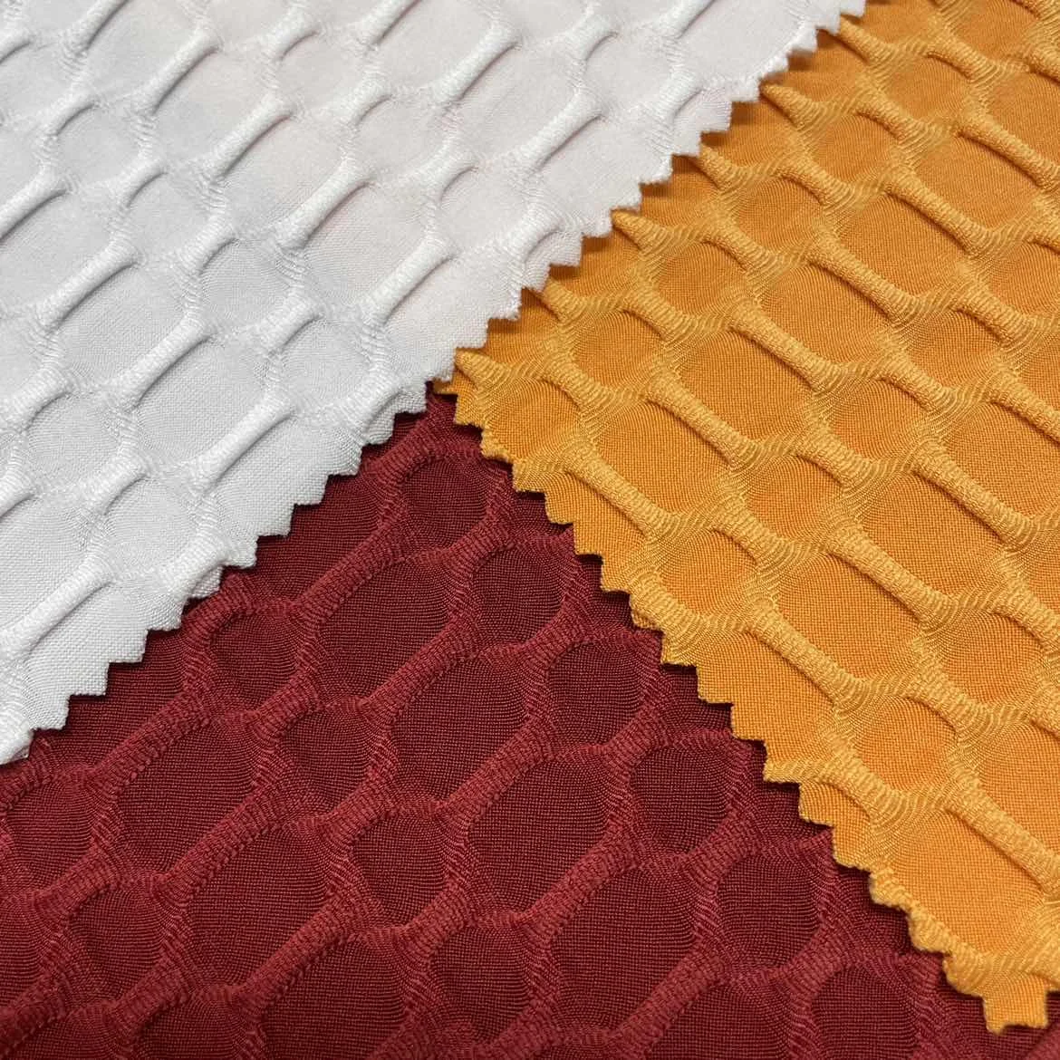 China Factory Stretchable Polyester Spandex Yoga Wear Sportswear Yoga Knit Jaccuqard Fabric