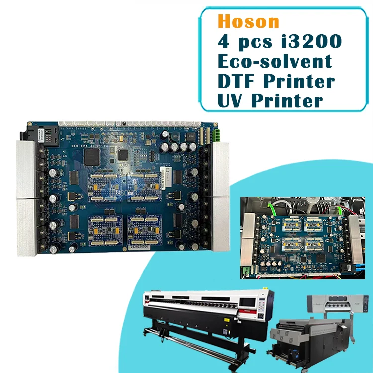 Brand New Original 4-head I3200 Hoson Motherboard I3200 Mainboard for Large Format UV/Eco-Solvent Printers with Warranty supplier