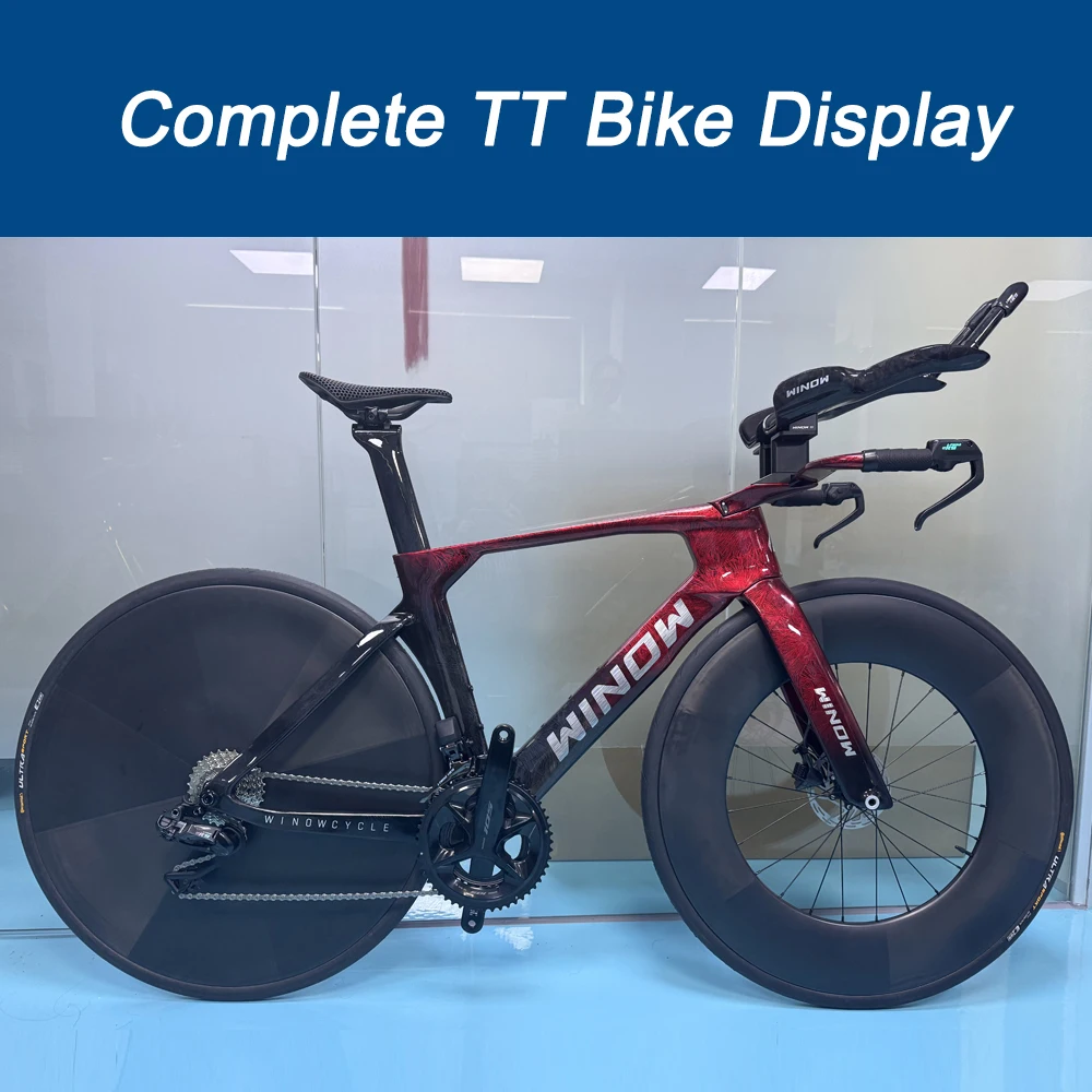 Winowsports 2025 Carbon TT Frameset TT129 - 700x28C Disc Brake
