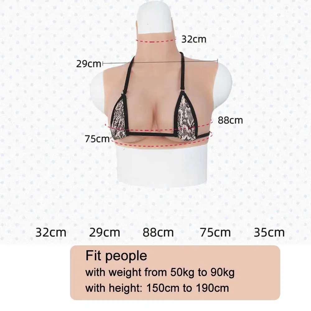 Supersoft  C-Cup  Silicone Breast Forms Fake Boobs Breast Prosthesis  Real Women Touch Feeling  for Crossdresser Transgender