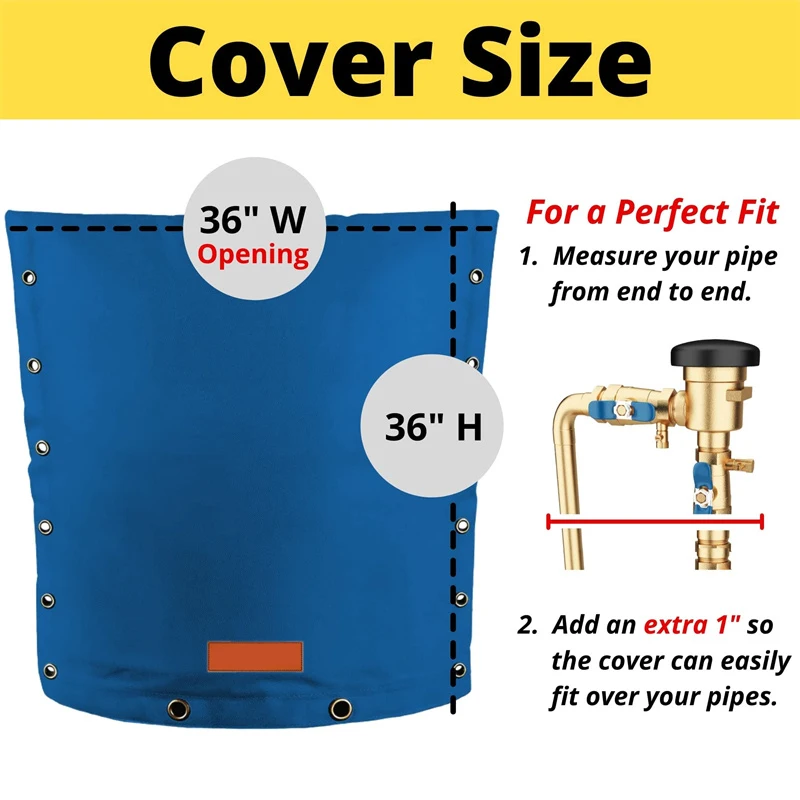 Ice Prevention Large Size Outdoor Faucet Covers Garden Winter Hose