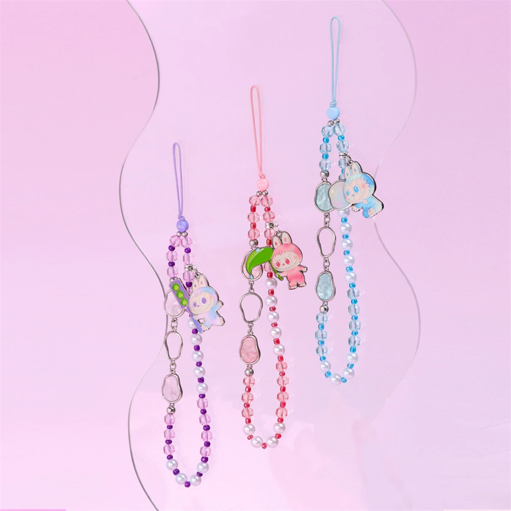 POPMART Labubu V3 Mystery Blind Box Phone Charm & Keychain