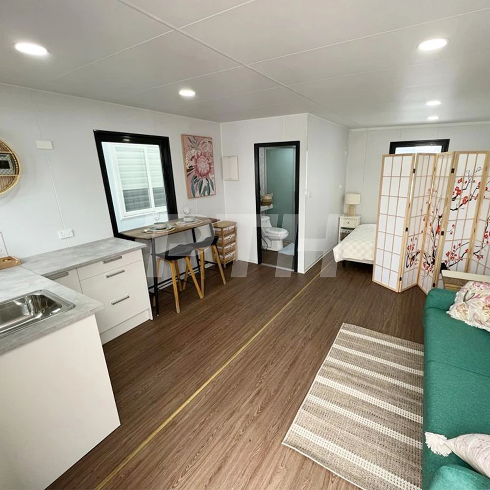 PrefabX Flip Mini 26m2 Smart House Modular Expandable Folding  Container Portable Housing Luxury Villa Prefab Container Homes