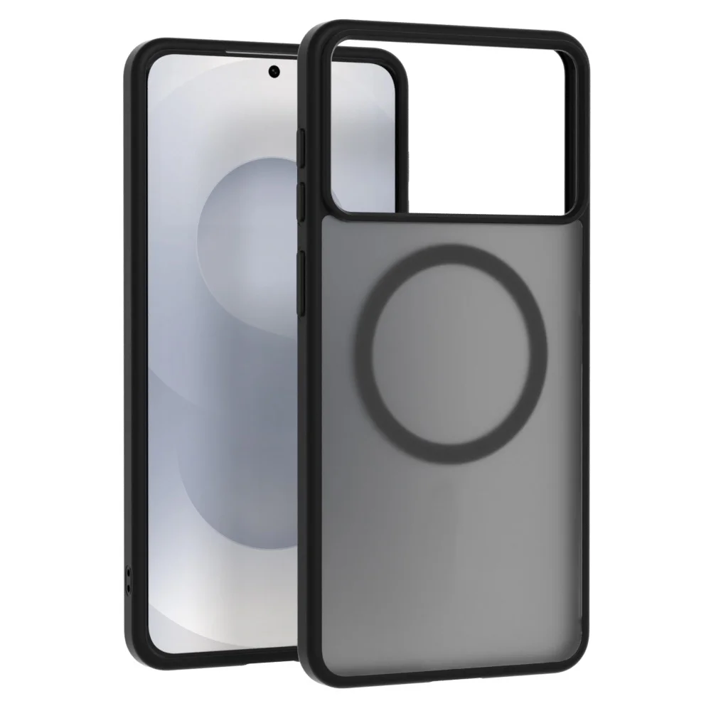 Laudtec Coque de téléphone en TPU+PC avec texture douce au toucher et aimantée pour Samsung S26 Edge, disponible en plusieurs couleurs