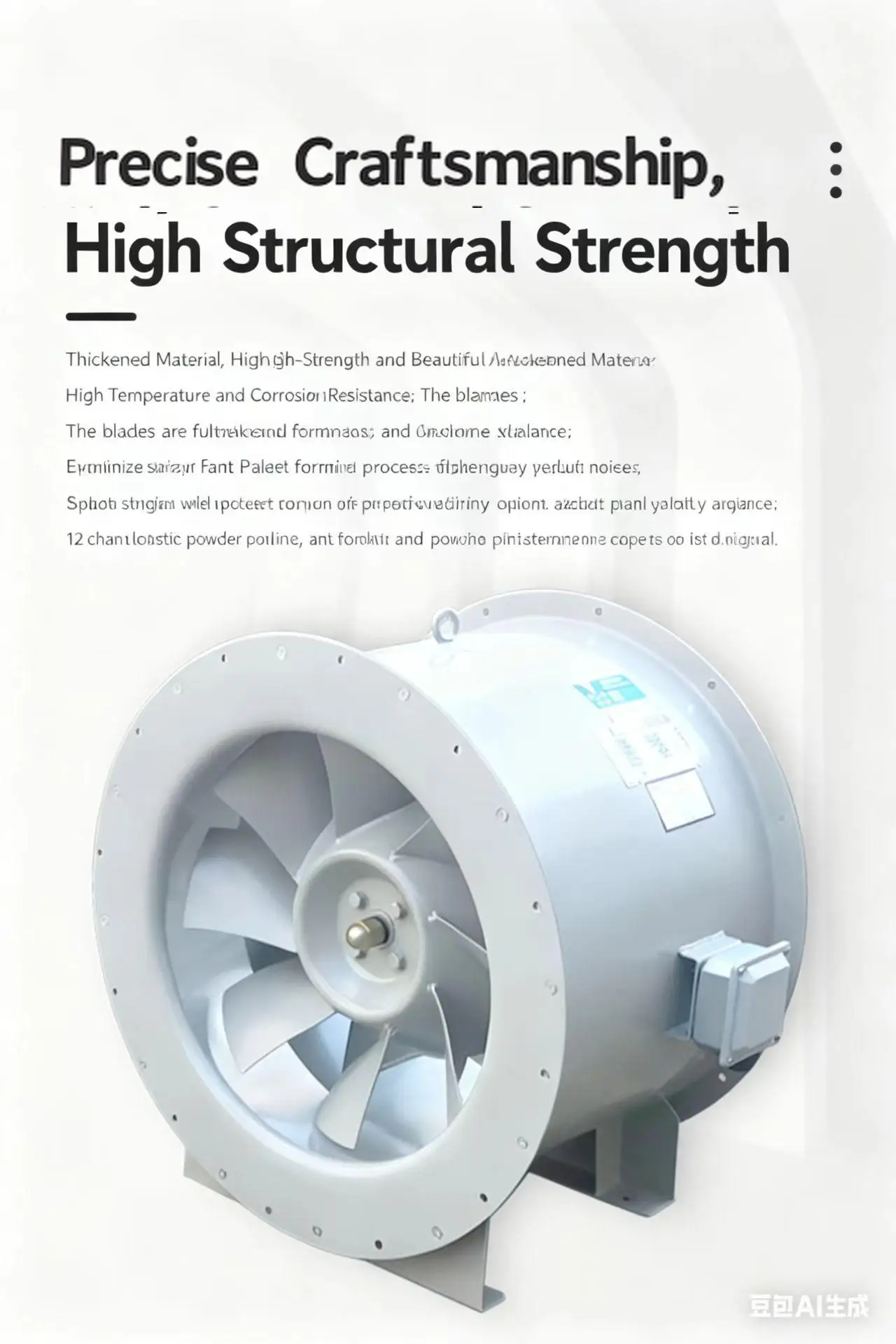 Fire-proof Smoke Exhaust Fan, SWF-I, Axial - detail 4