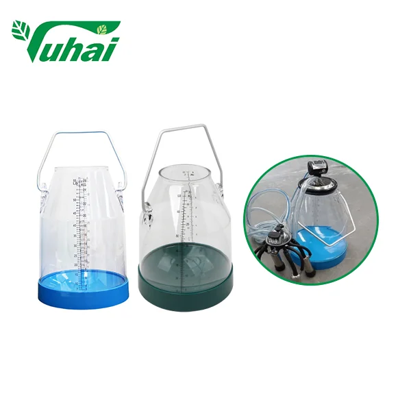 32 Liter Transparent Milking Bucket with Fixed Handle New Condition Cow Milking Machine for Dairy Farm