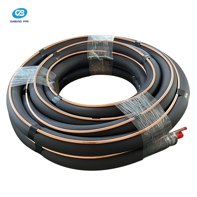 Factory Direct Selling rubber insulated air conditioner copper pipe