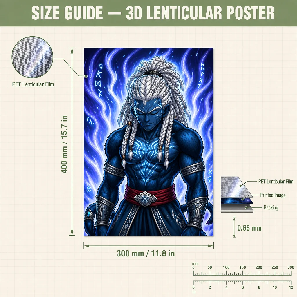Wholesale 3D Lenticular Anime Posters and Other 3D Motion Paintings Changing Pictures PET Material Made in Zhejiang