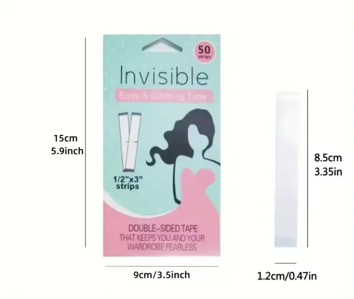 Body Tape, Double Sided Tape Fo Clothes & Body, Stength