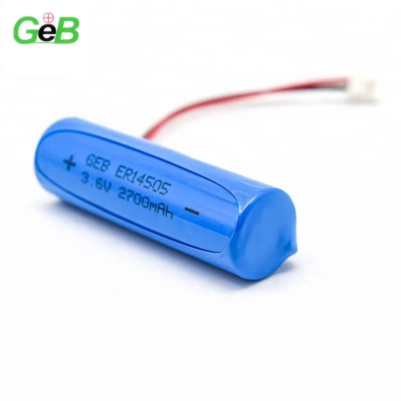 2-Pack ER14505 AA 3.6V Lithium Batterij 2700mAh - Niet Oplaadbaar LS14500 Compatibel