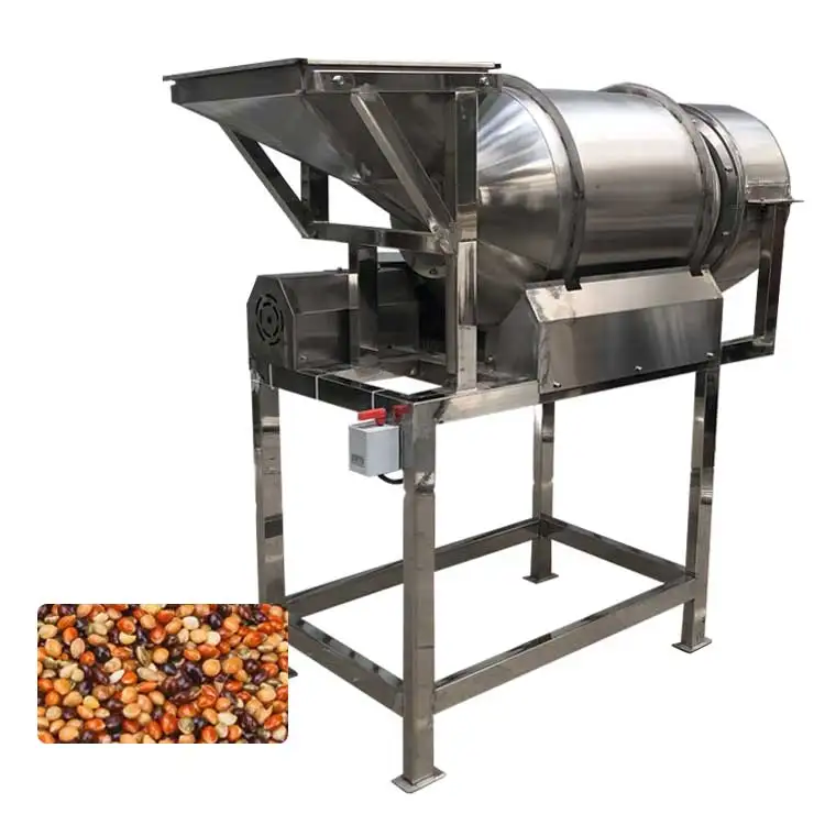 Automatic food grade seasoning drum mixing powder mixer