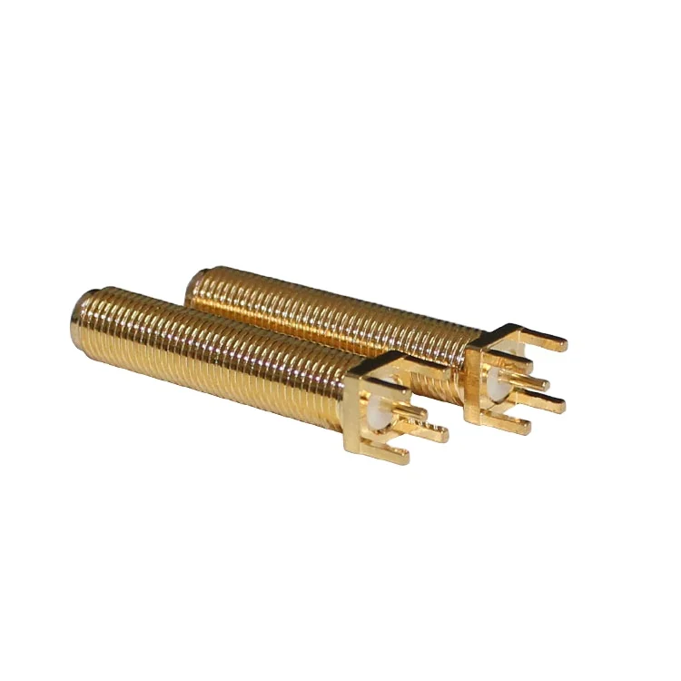 product factory sma ke tooth length 28mm coaxial connector sma gold plated insert pcb sma female connector-1