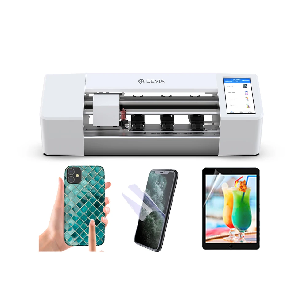Devia Hydrogel Film Cutter Sticker Making Mobile Phone Skin Sticker Cutting Mobile Screen Protector Cutting Machine Laser