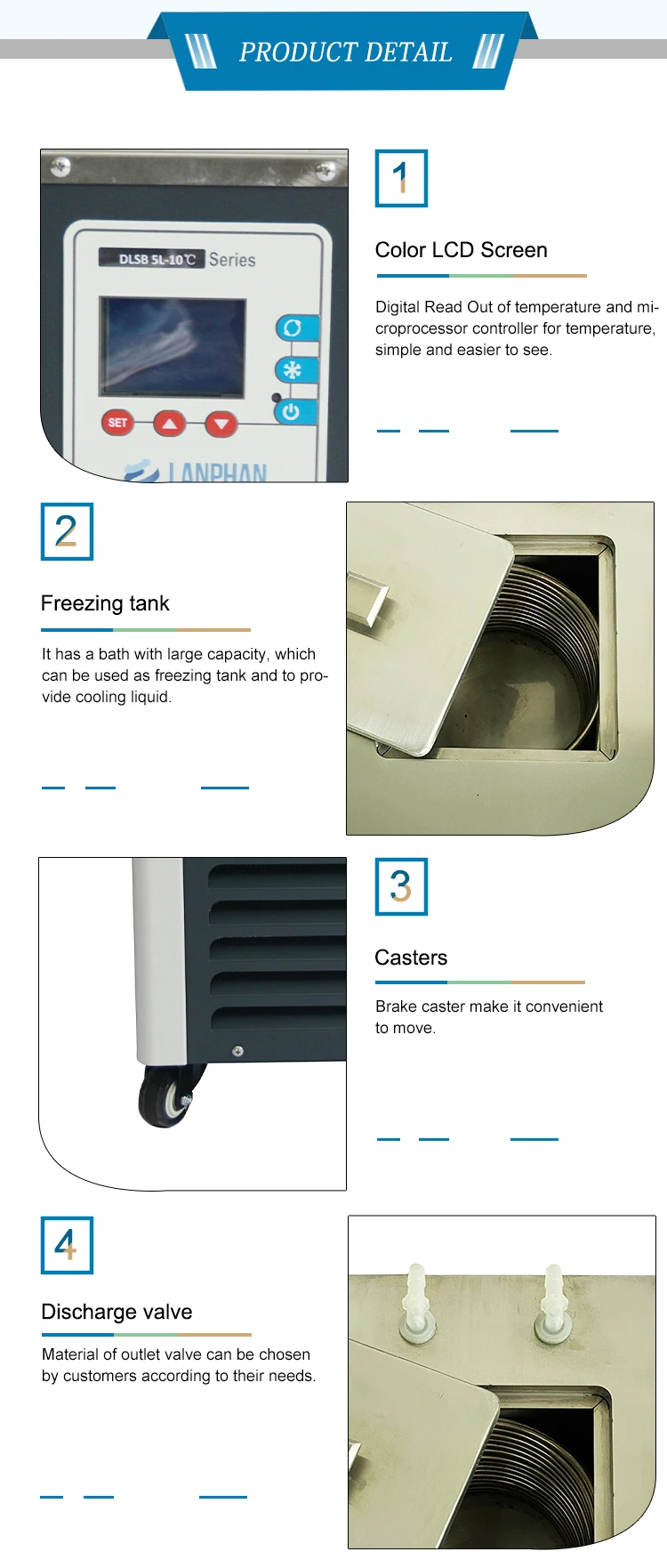 Circulator Recirculating Glycol Cooler, 110v, Air-Cooled - detail 4