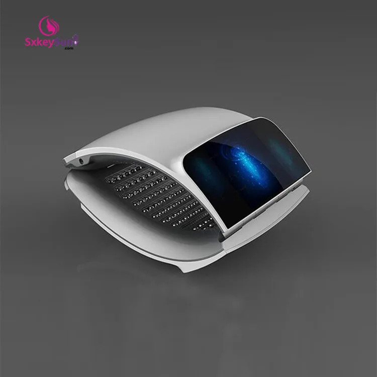 2024 трехстворчатое светодиодное устройство для лифтинга лица аппарат фототерапии холодным спреем оборудование лечения акне 7 цветов Большая