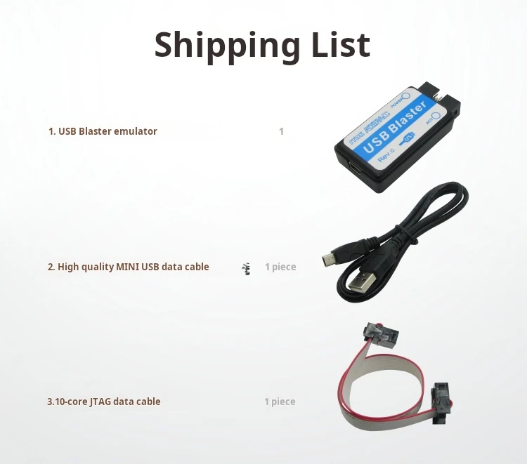 Ginkgo USB Blaster FPGA Downloader JTAG Emulator Cyclone CPLD ...