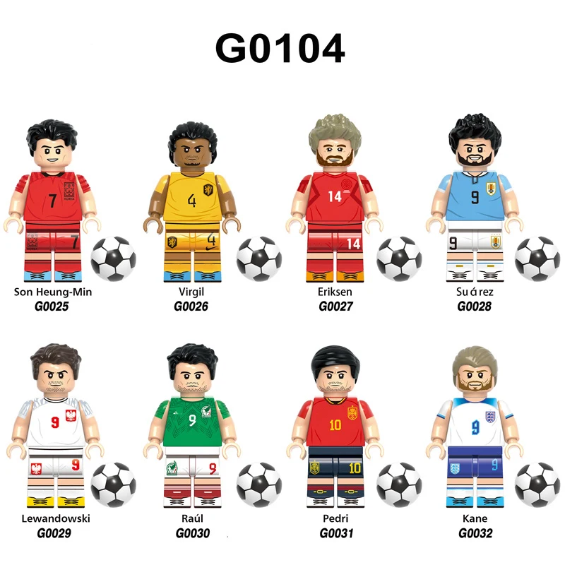 G0103 Sport Player Famous Soccer Players Figures Messi Ronaldo Mini