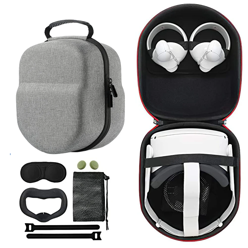 Carrying Protective Travel EVA VR Virtual Reality Gaming Headset Storage Case Bag For Oculus