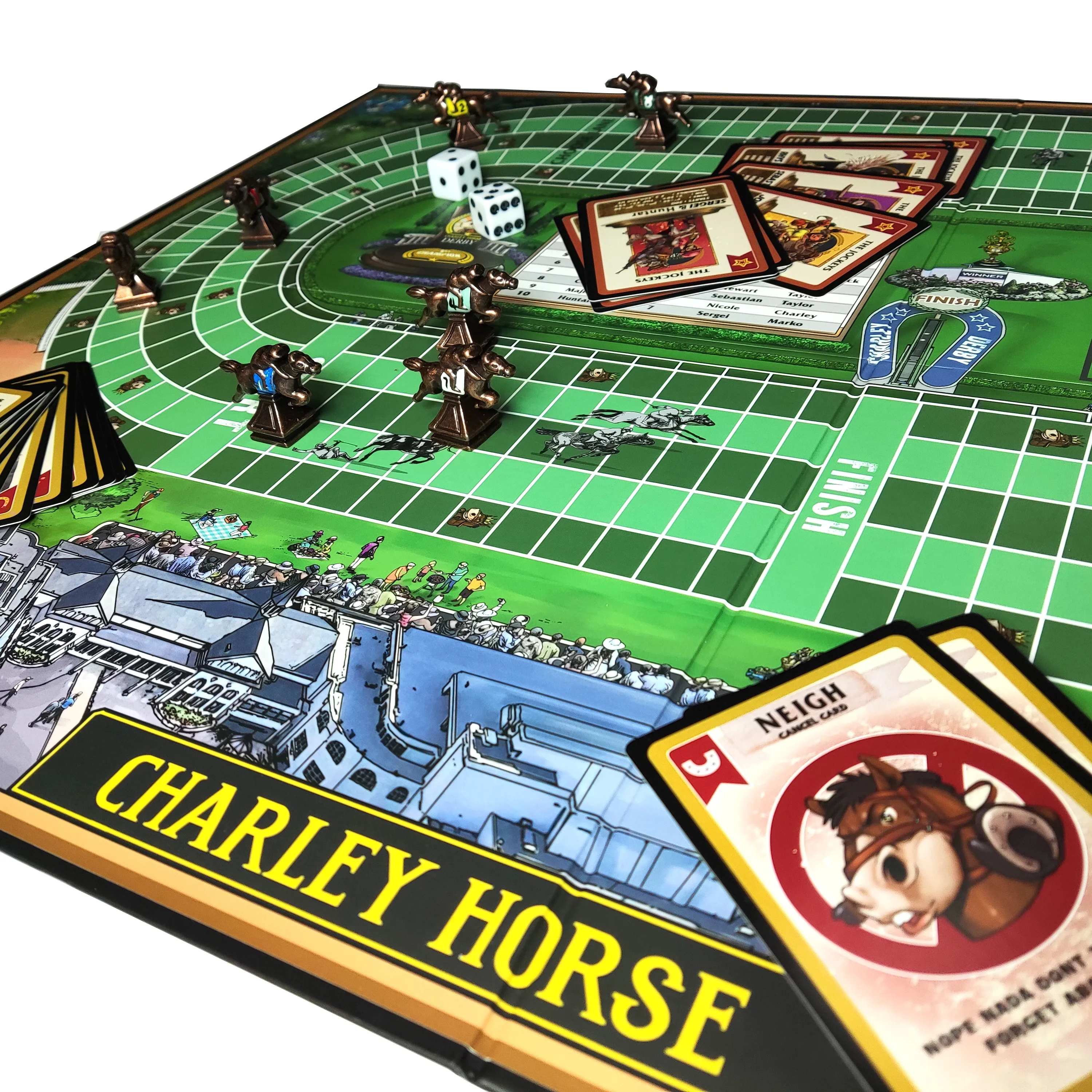 Premium Custom Board Game Printing Manufacturer Monopoli Style Crowdfunding Card Games Juego De Mesas Bulk Order Gift factory
