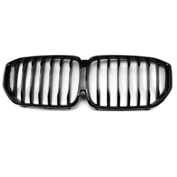 X5 series G05 gloss black single line kidney front grille single slat G05 front grille for BMW