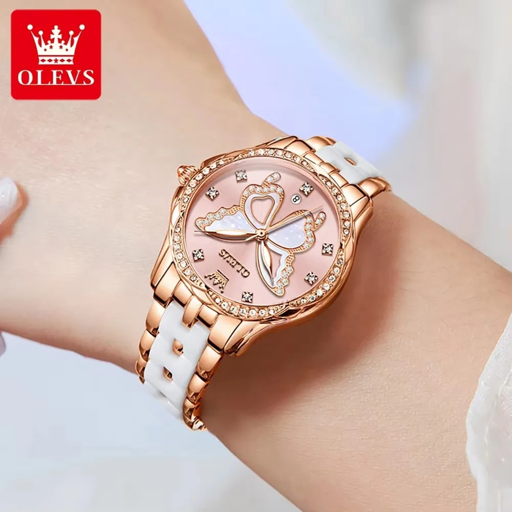 Rose Gold Goldene Uhr Damen Amazon Luxury Diamond Rose Gold