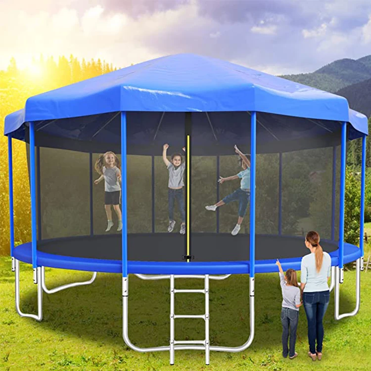 Zoshine Trampoline Canopy Tent Shade Cover Frame 16 Ft Trampoline 12