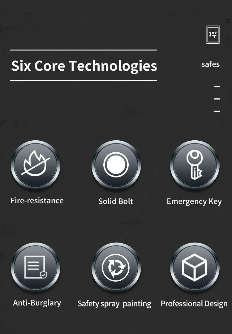 CEQSAFE Home Steel High Security Digital Electronic FireProof Safe Money Box supplier