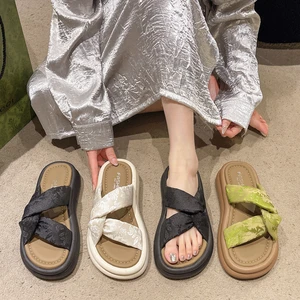 Summer New fairy Style Thick Soled Beach Sandals Fashion Cool Women's slippers