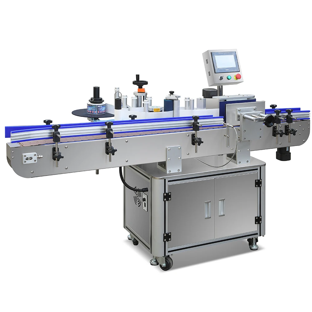 Round Bottles Sticker Labeling Applicator Machine Automatic Round Bottle Labeling Machine