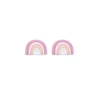 Perle focale arc-en-ciel Rose SA84
