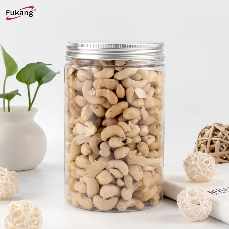 ODM/OEM Small Peanut Butter Packaging Bottle Jar clear Round Containers Screw Lids for Peanut Butter Plastic Bottle Jar