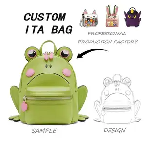 Custom LOGO Animal Shaped Ita Bag Multiple Designs Colors Clear Window Display Cosplay Anime Fashion Cute Animal Ita Backpack