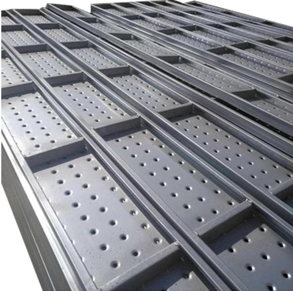 Cheap price galvanized metal catwalk board scaffolding steel plank perforated steel plank