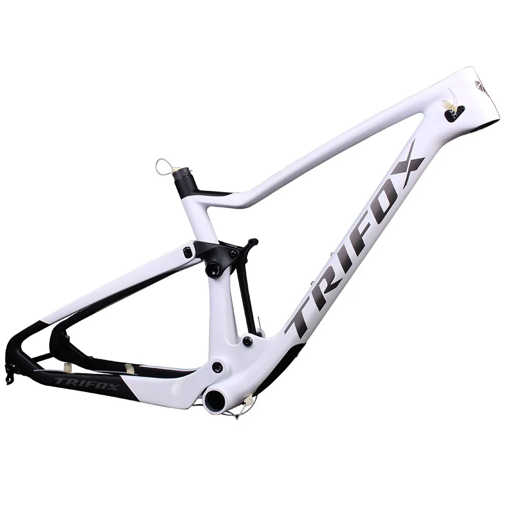 Trifox 29er Double Suspension Mountain Bike Frame T800 Carbon BB92  12x148mm MTB Carbon Frameset 29