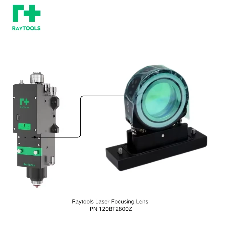Оригінальна фокусуюча колімаційна лінза Raytools D37 C100 F150 F200 для волоконної лазерної головки BM06K