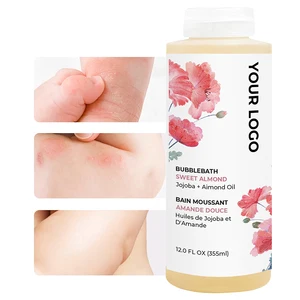 Organic Jojoba Oil & Aloe Vera 3-in-1 Baby Body Wash Gel Shampoo Body Wash & Bubble Bath Moisturizing for Newborns Infants