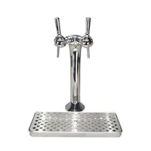 Commercial Under Counter Sparkling Water Machine with Taps and Drip Tray to Dispense Bubble Water