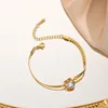 7993 love white diamond bracelet gold