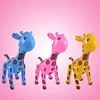 Colorful giraffe