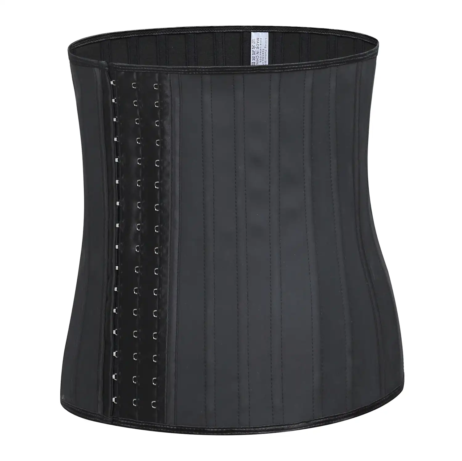 Vest Waist Cincher with Thick Strips Thermo-Active 100% Cotton Lycra 