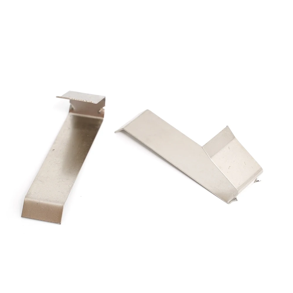 Никелированный пружинный зажим для мебели плоский из нержавеющей стали светодиодного утопленного