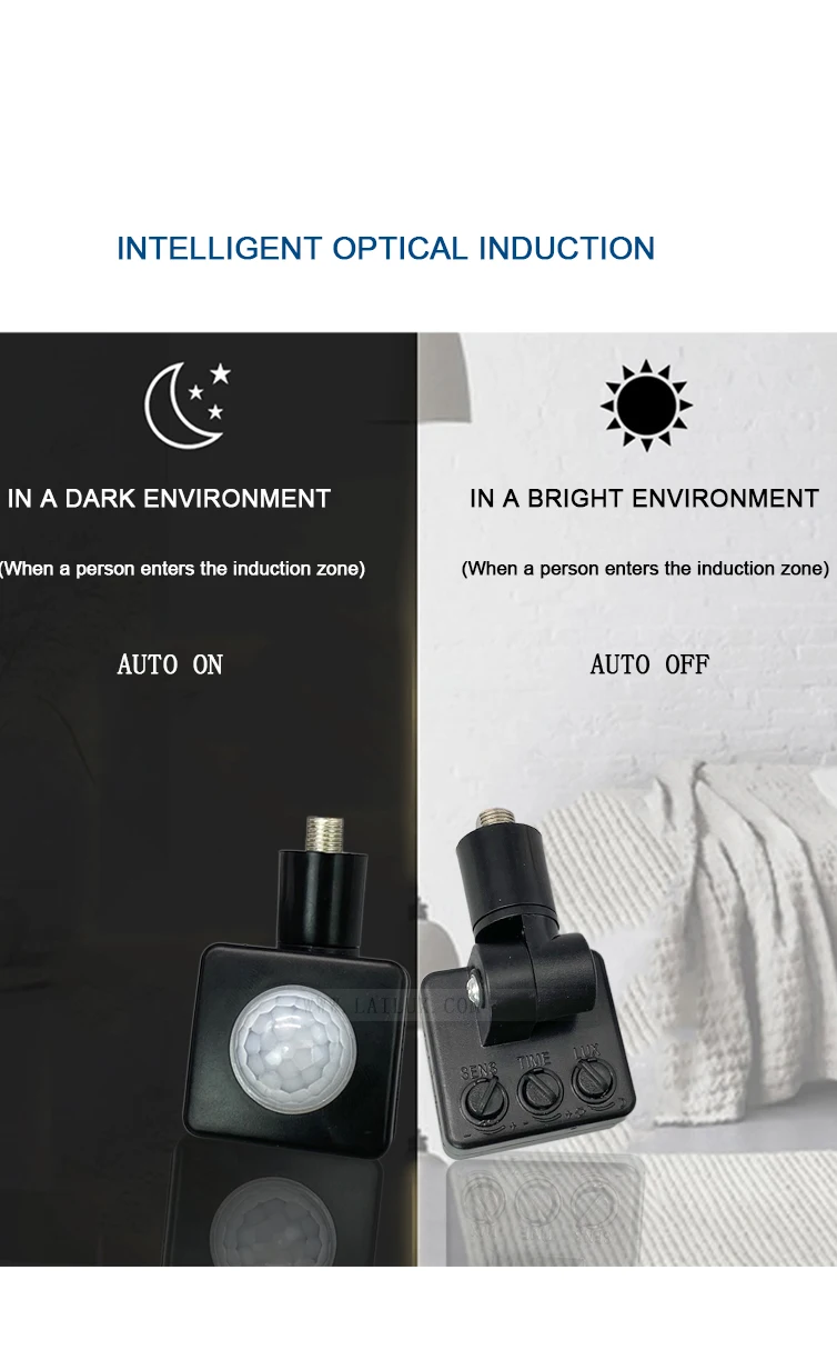 Ac110v 220v Mini Pir Infrared Human Body Motion Sensor Adjustable