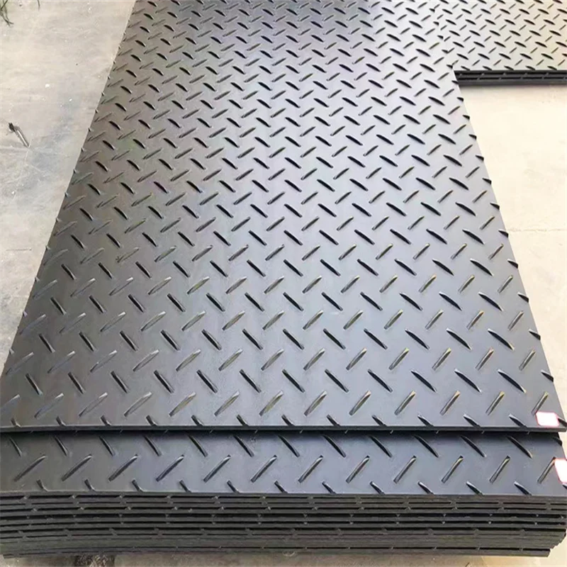 ZSPE Custom HDPE Temporary Ground Protection Construction Road Mat UHMWPE Plastic Sheet Panel Board for Drilling Rig Matting